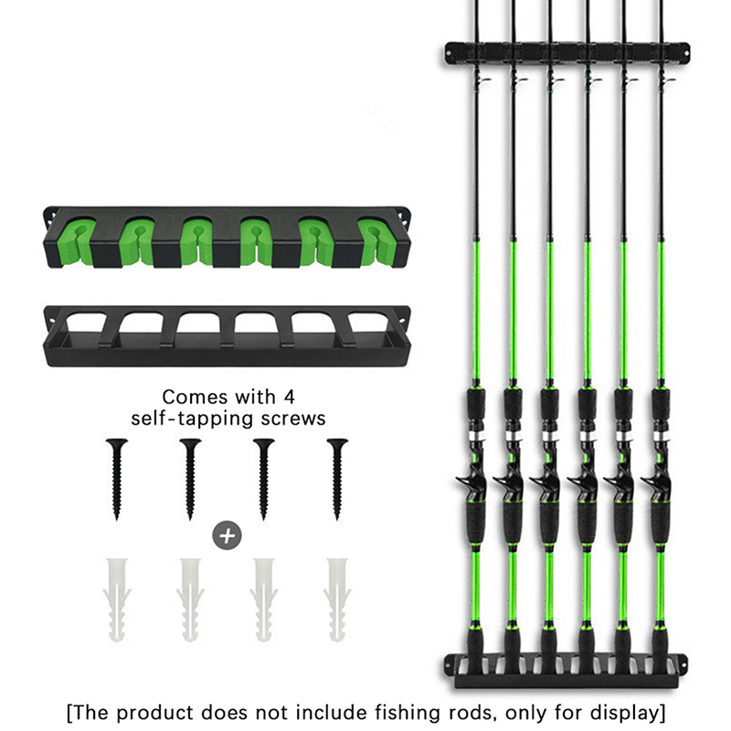 Fishing Rod Rack - New Fishing Rod Holders 6-Rod Rack