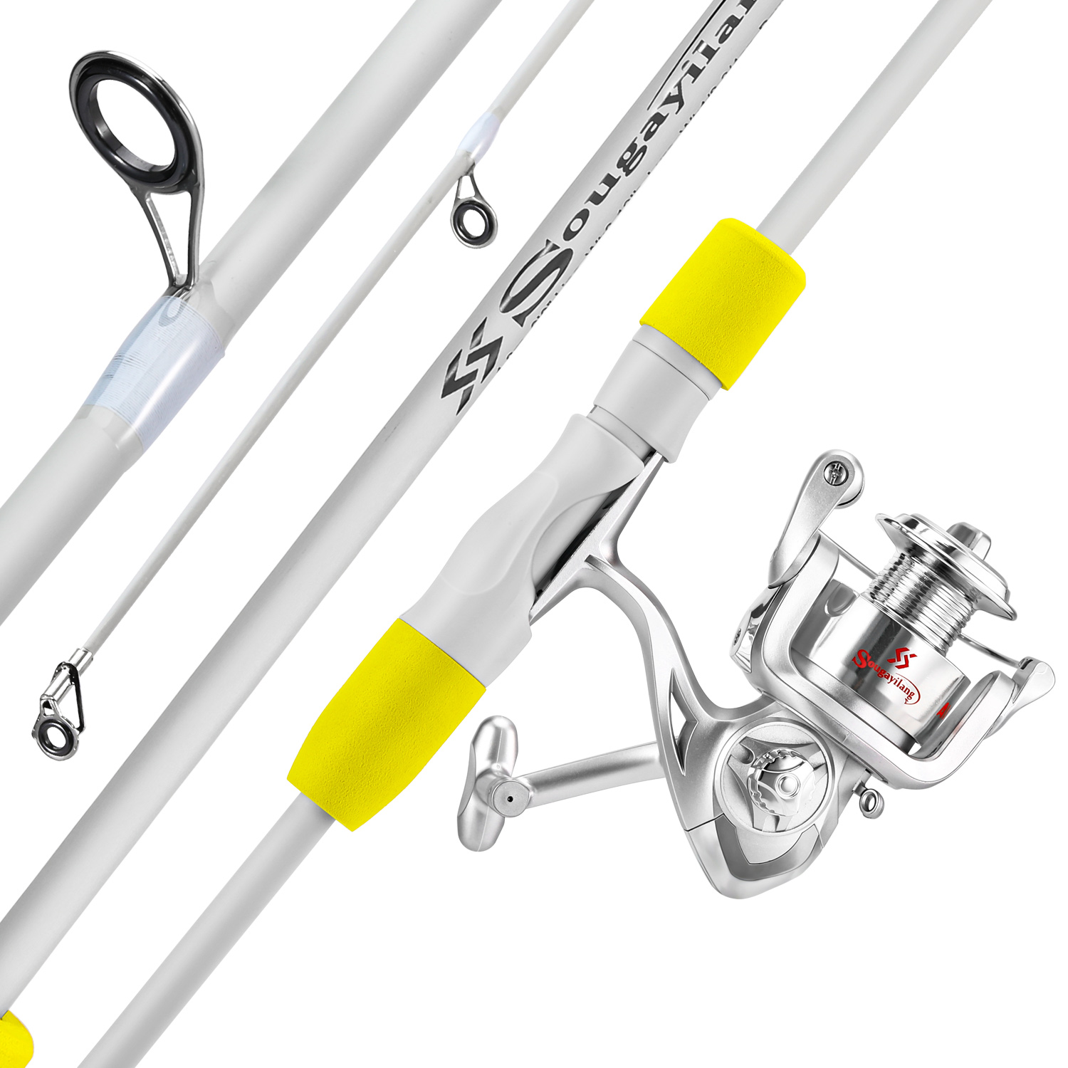 Fishing Rod Carbon Fiber - Sougayilang 2section Spinning Fishing Rod and