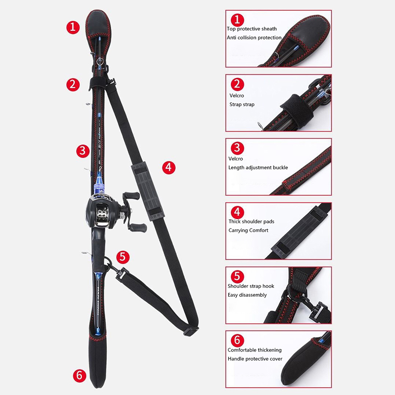 New Fishing Rod Protective She - Fishing Rod Fly recension och pris