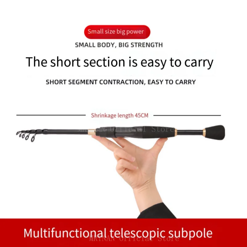 1.6-2.4m Telescopic Fishing Ro - Fishing Rod Casting recension och pris