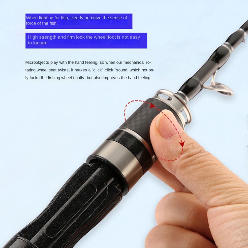 1.5m-1.8m Fishing Pole Rod Set - Fishing Rod Boat recension och pris