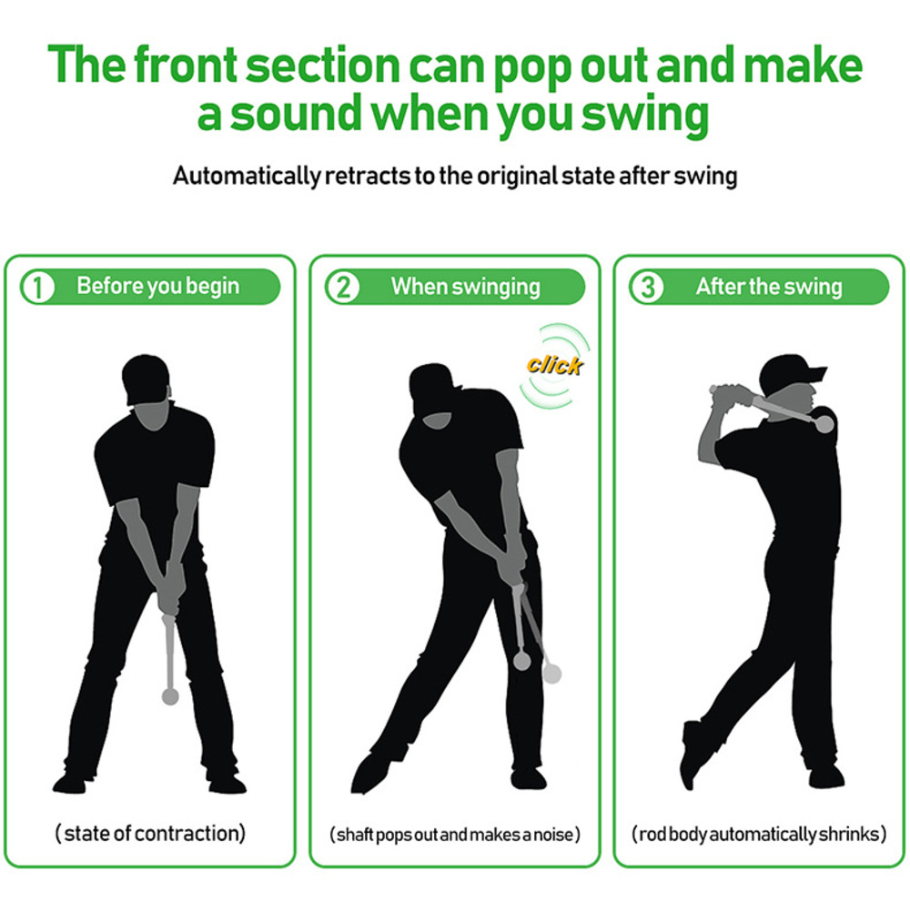 Golf Telescopic Swing Trainer  - Fishing Rod Telescopic recension och pris