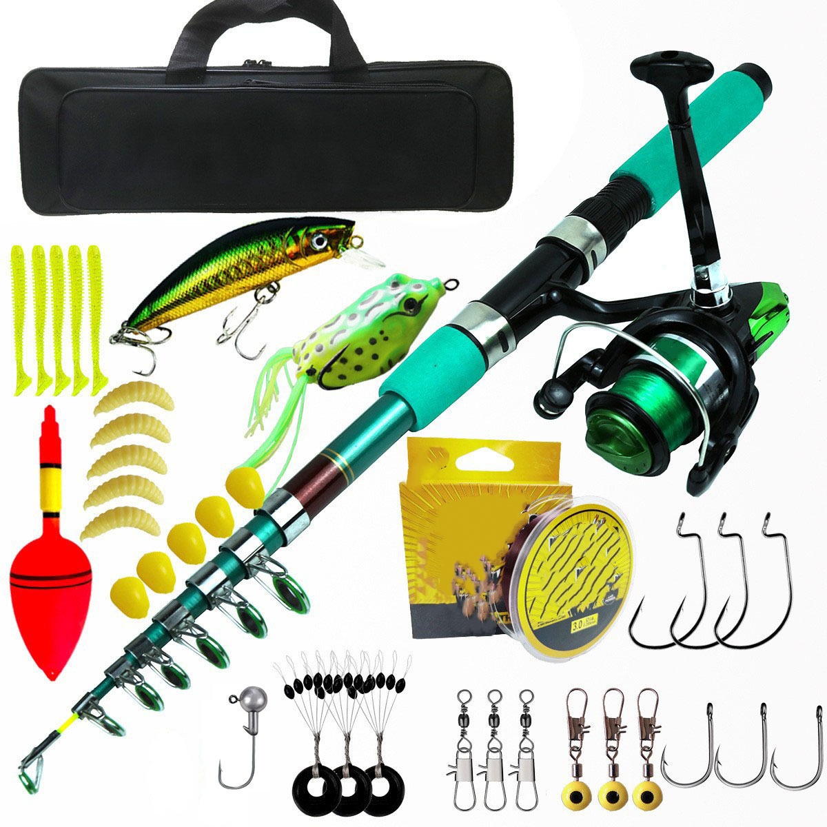 Portable Ultralight Carp Teles - Fishing Rod Spinning recension och pris